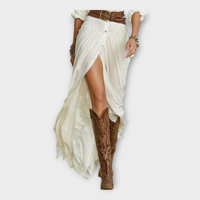 Alexandra | Glamorous Bohemian Long Dress Ensemble