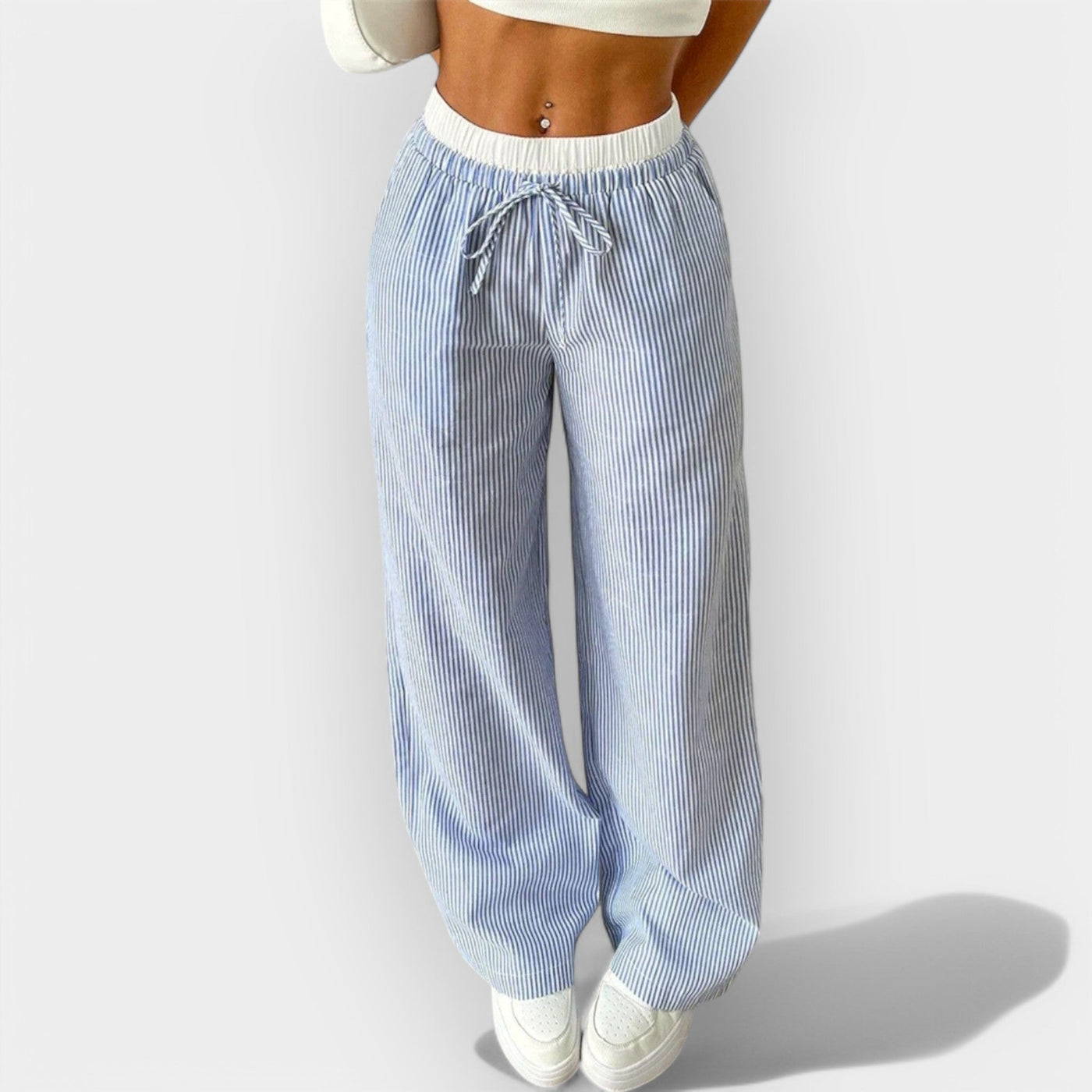 Ainsworth | Striped Wide Trousers for Professionals