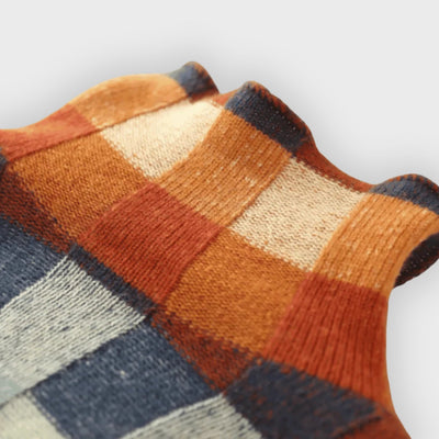 Josephine | Cashmere Patchwork Turtleneck