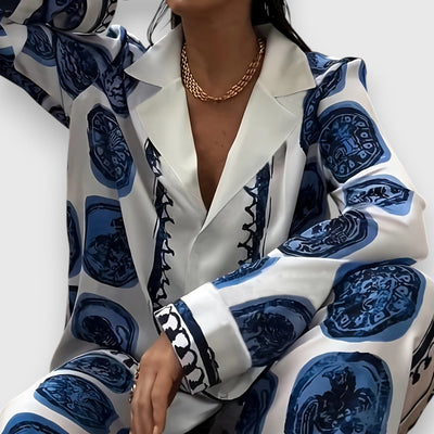 Bartholomew | Nagieli Intricate Sapphire Necklace Set