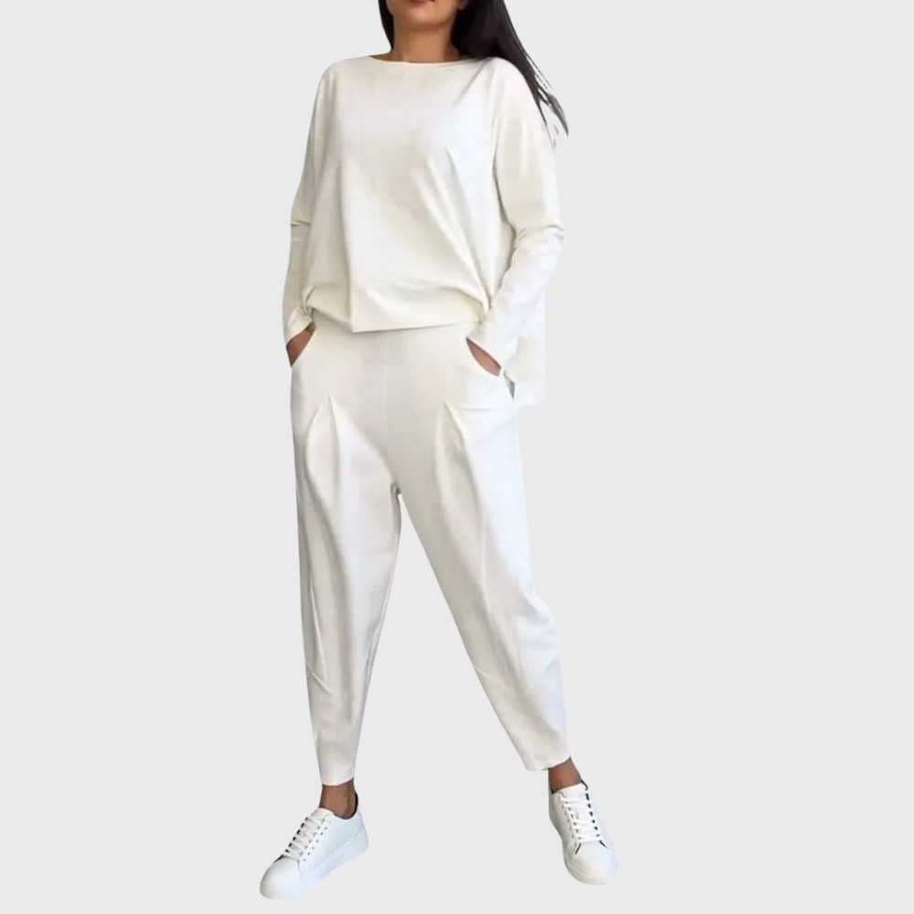 Charlotte | Exquisitely Sartorial Pleated Foldover Set