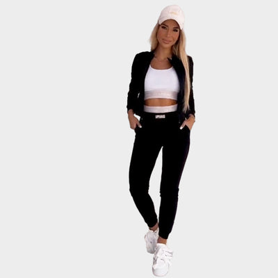 Alexandra Montgomery | Beige Luxurious Three Piece Set