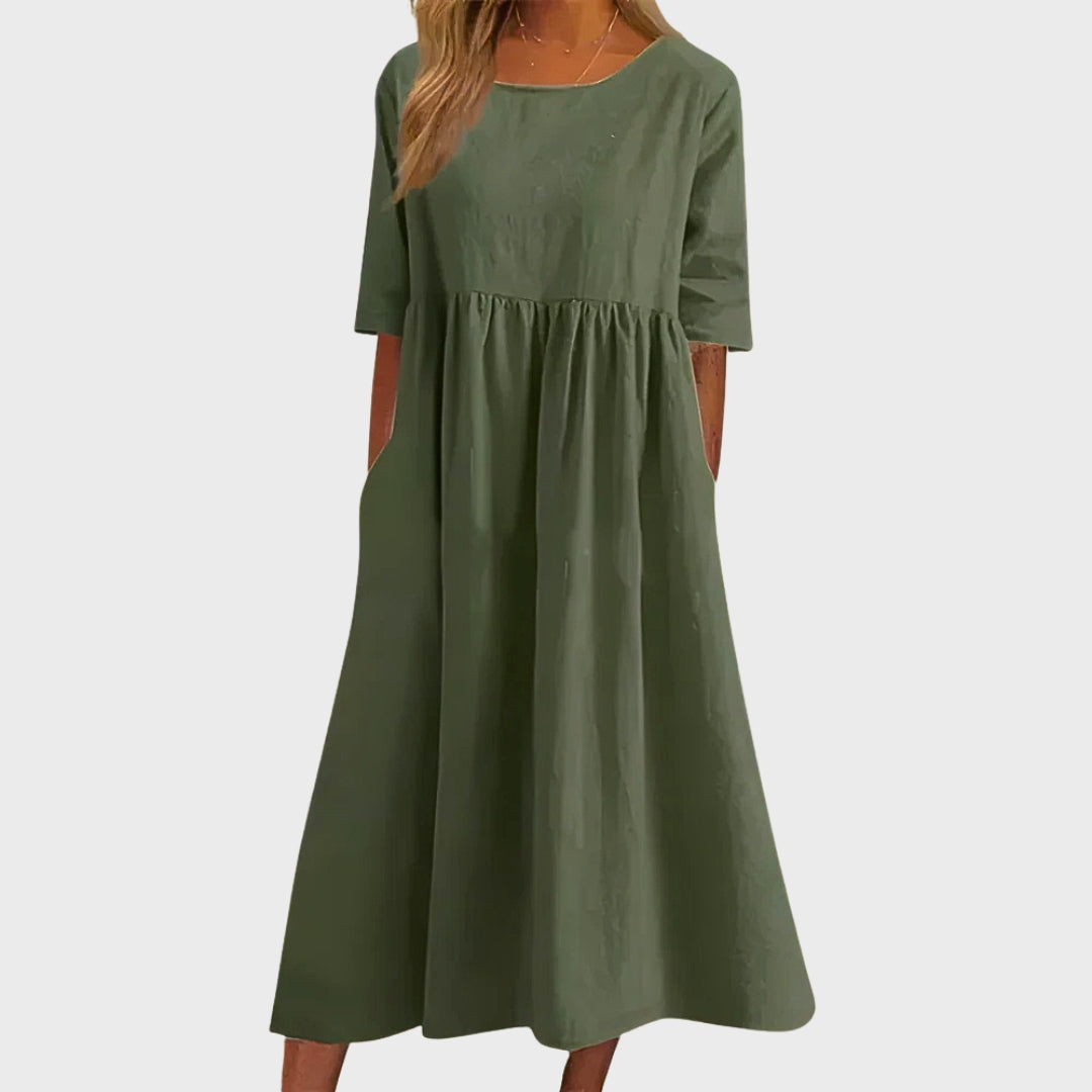Mary | Flattering Cotton Dress