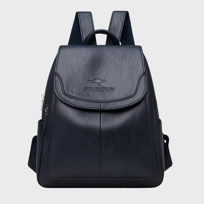 Adeline | Anti-Theft Leather Backpack for Stylish