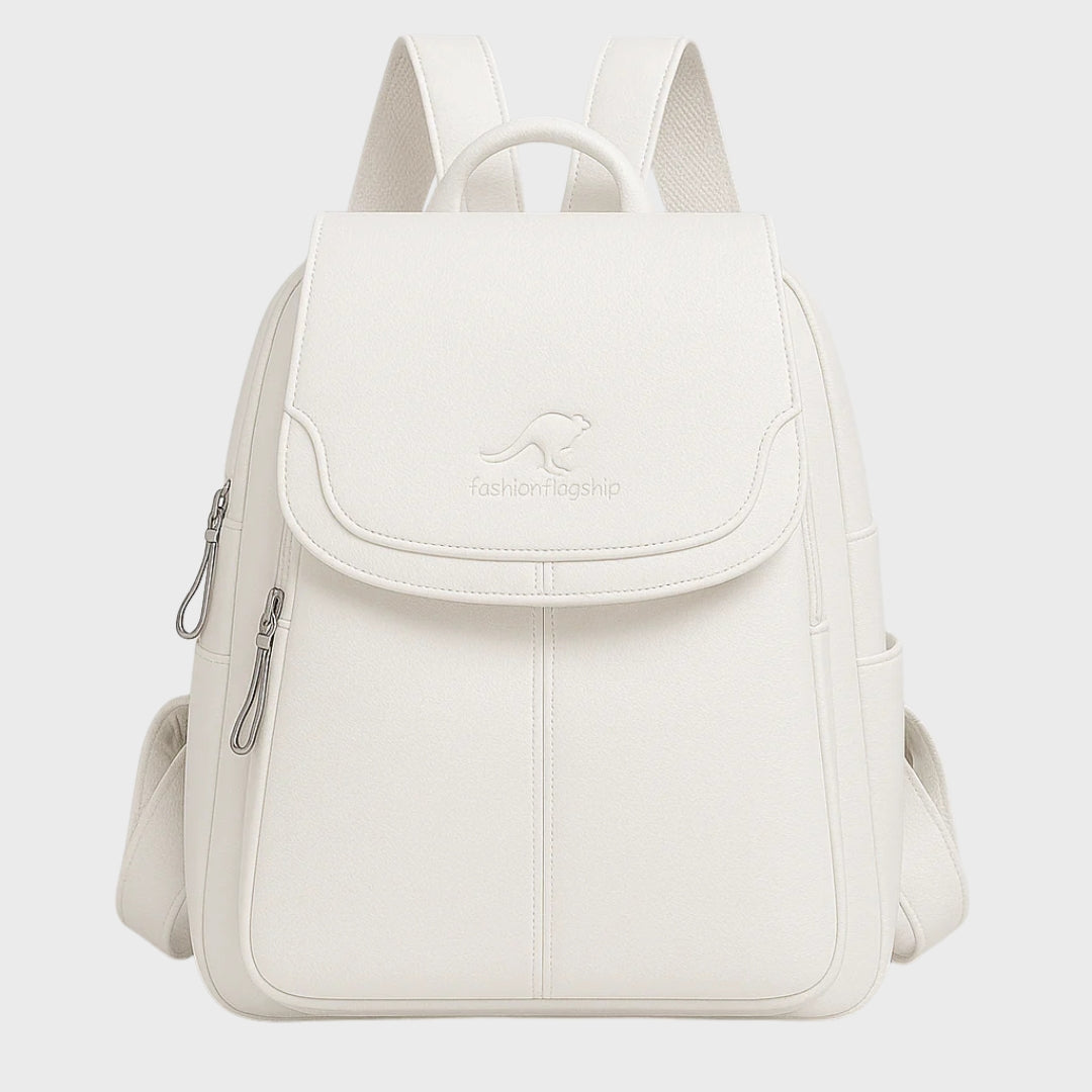 Adeline | Anti-Theft Leather Backpack for Stylish