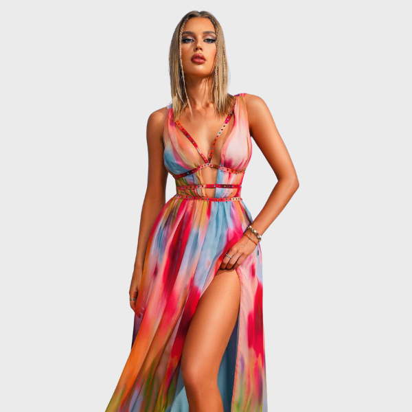 Aria | Painted Maxi Dress