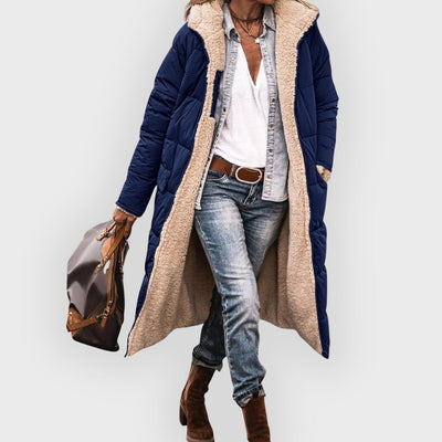 Ellary – Longline Sherpa-Lined Puffer Coat