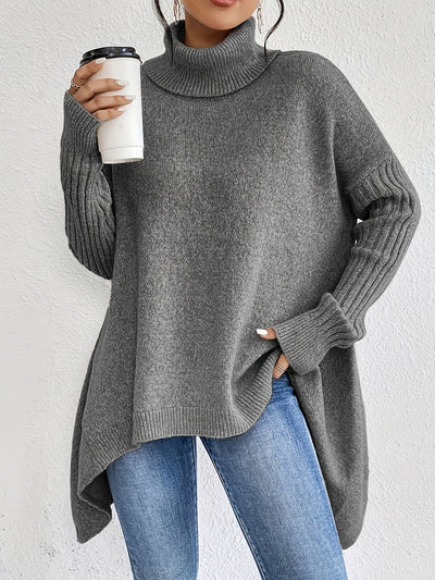 Sylvana™ | Oversized Turtleneck Sweater