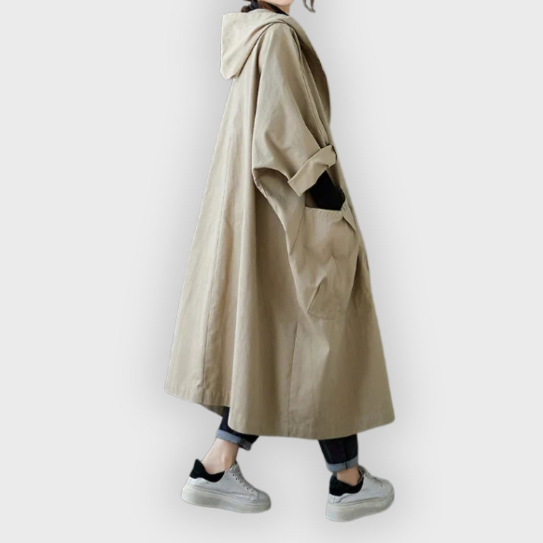 Beatrice | Long Waterproof Trench Coat