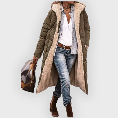 Ellary – Longline Sherpa-Lined Puffer Coat