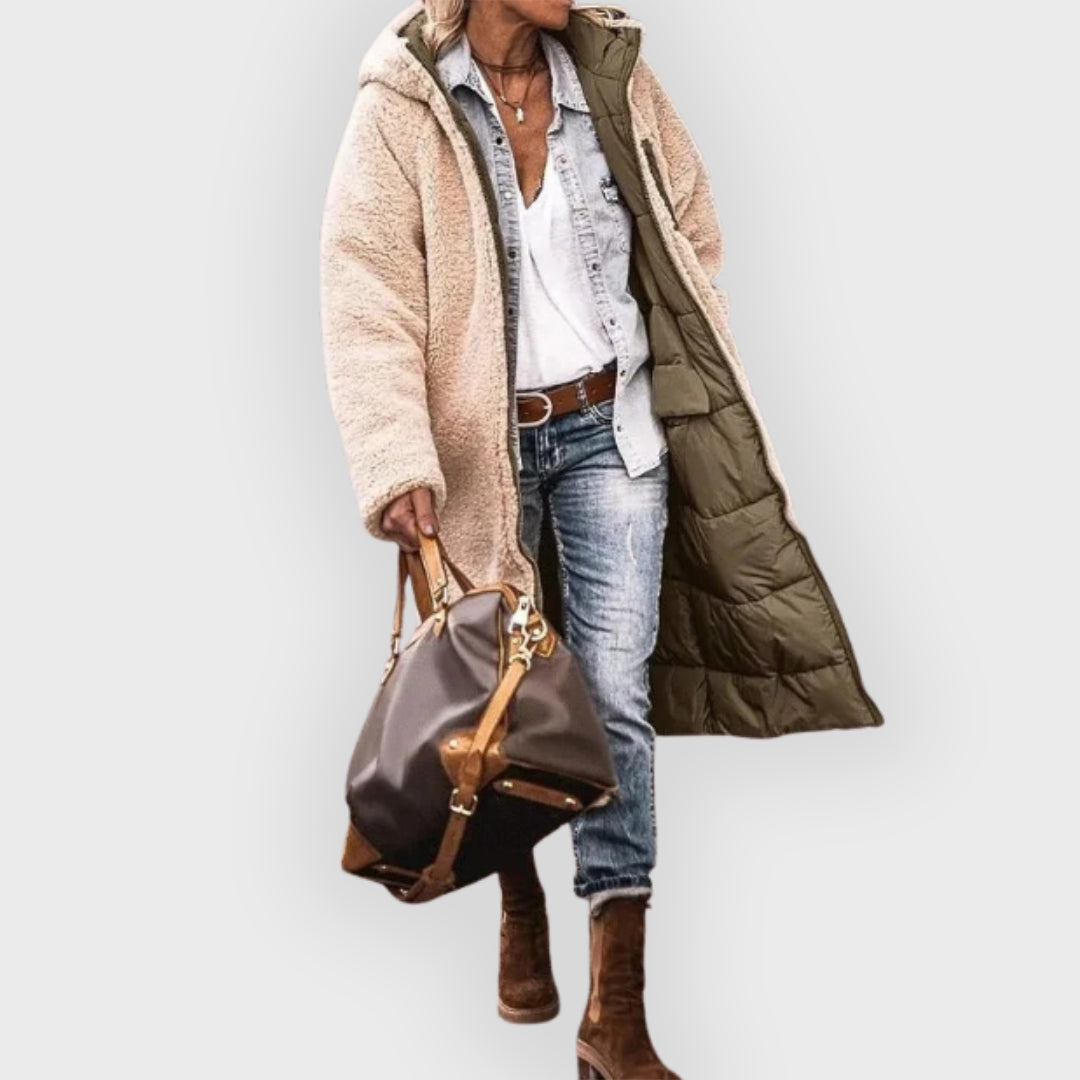 Ellary – Longline Sherpa-Lined Puffer Coat