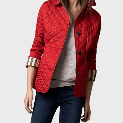 Verity | Casual Quilted Jacket with Turned-Down Collar