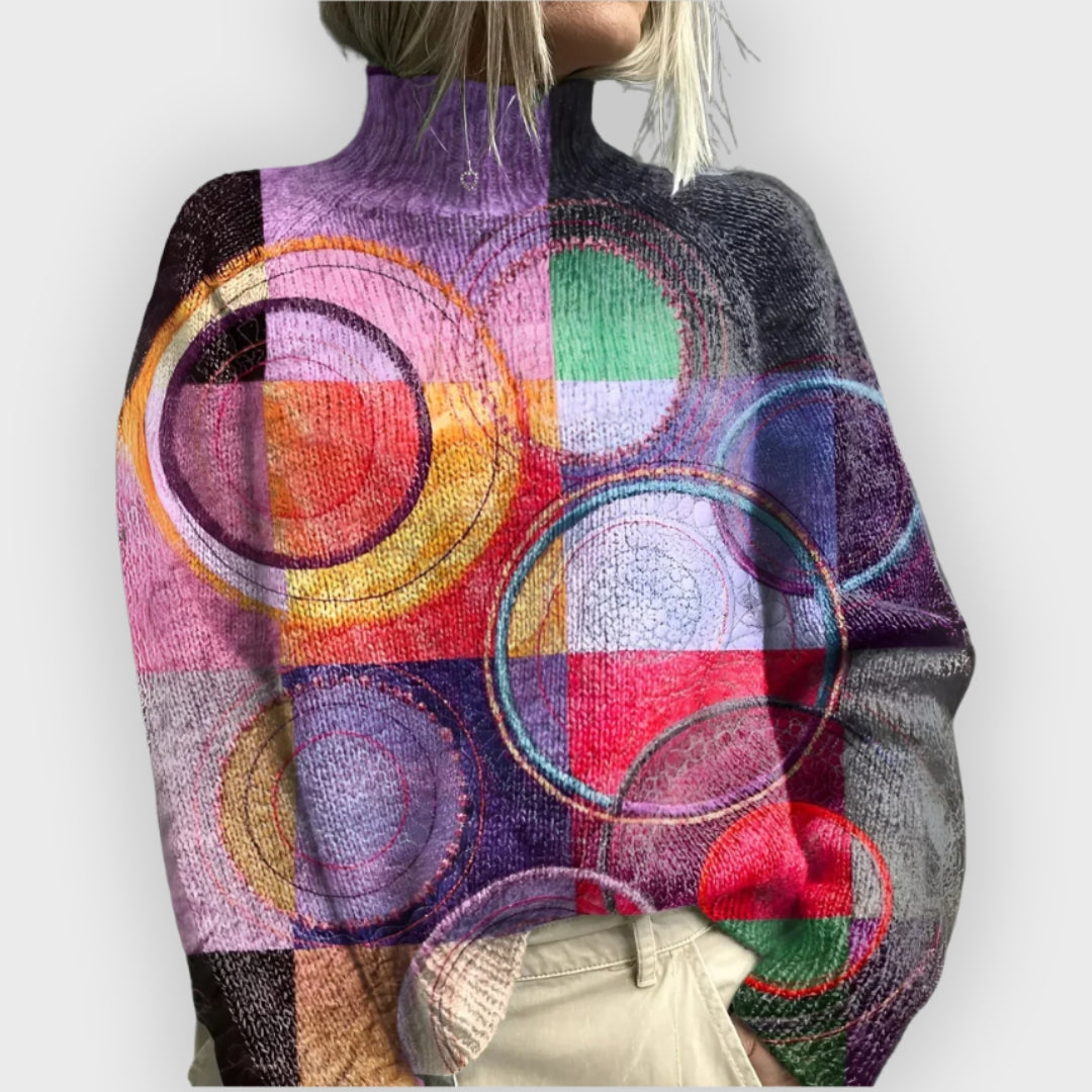 Ada | Cheerful Colourful Turtleneck Sweater