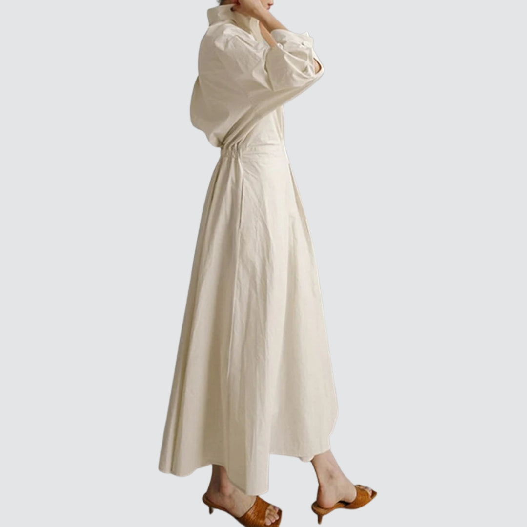 Agatha | Elegant Shirt Dress with Buttons