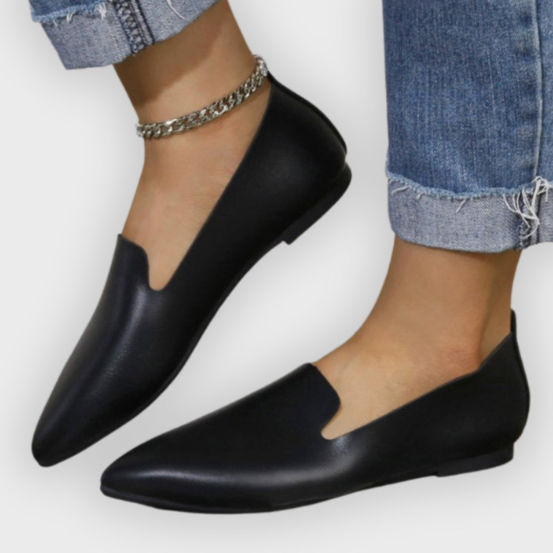 Aoife | Pointed-Toe Flats – Slip-On Design