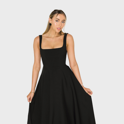 Elowen | Timeless Flowy Midi Dress