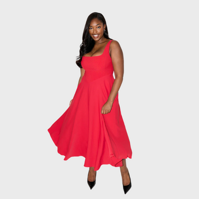 Elowen | Timeless Flowy Midi Dress