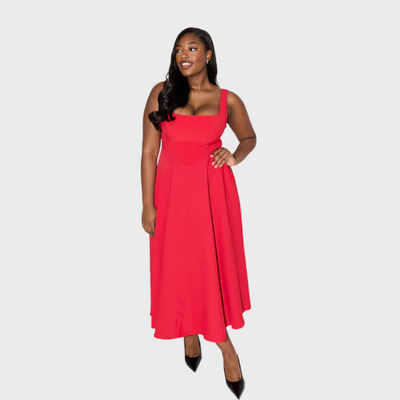 Elowen | Timeless Flowy Midi Dress