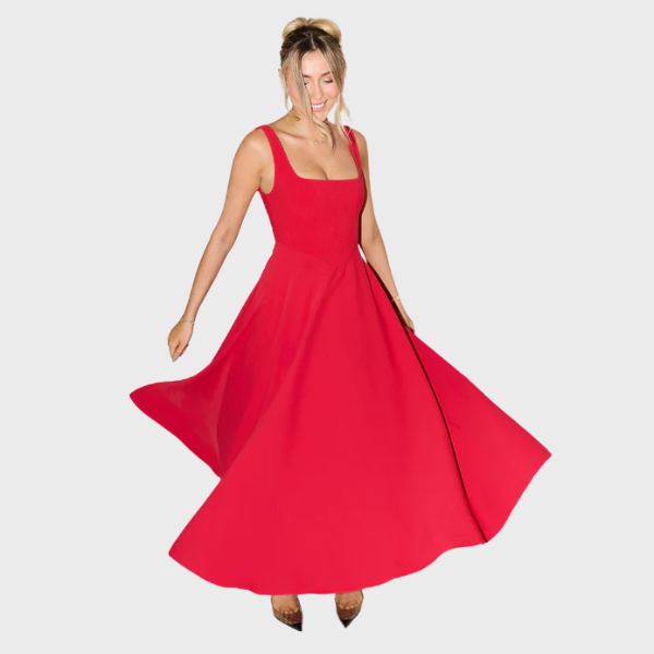 Elowen | Timeless Flowy Midi Dress