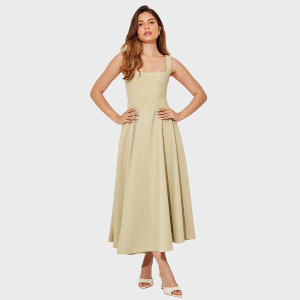 Elowen | Timeless Flowy Midi Dress