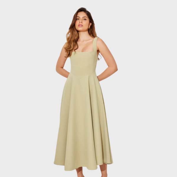 Elowen | Timeless Flowy Midi Dress