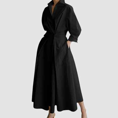 Agatha | Elegant Shirt Dress with Buttons