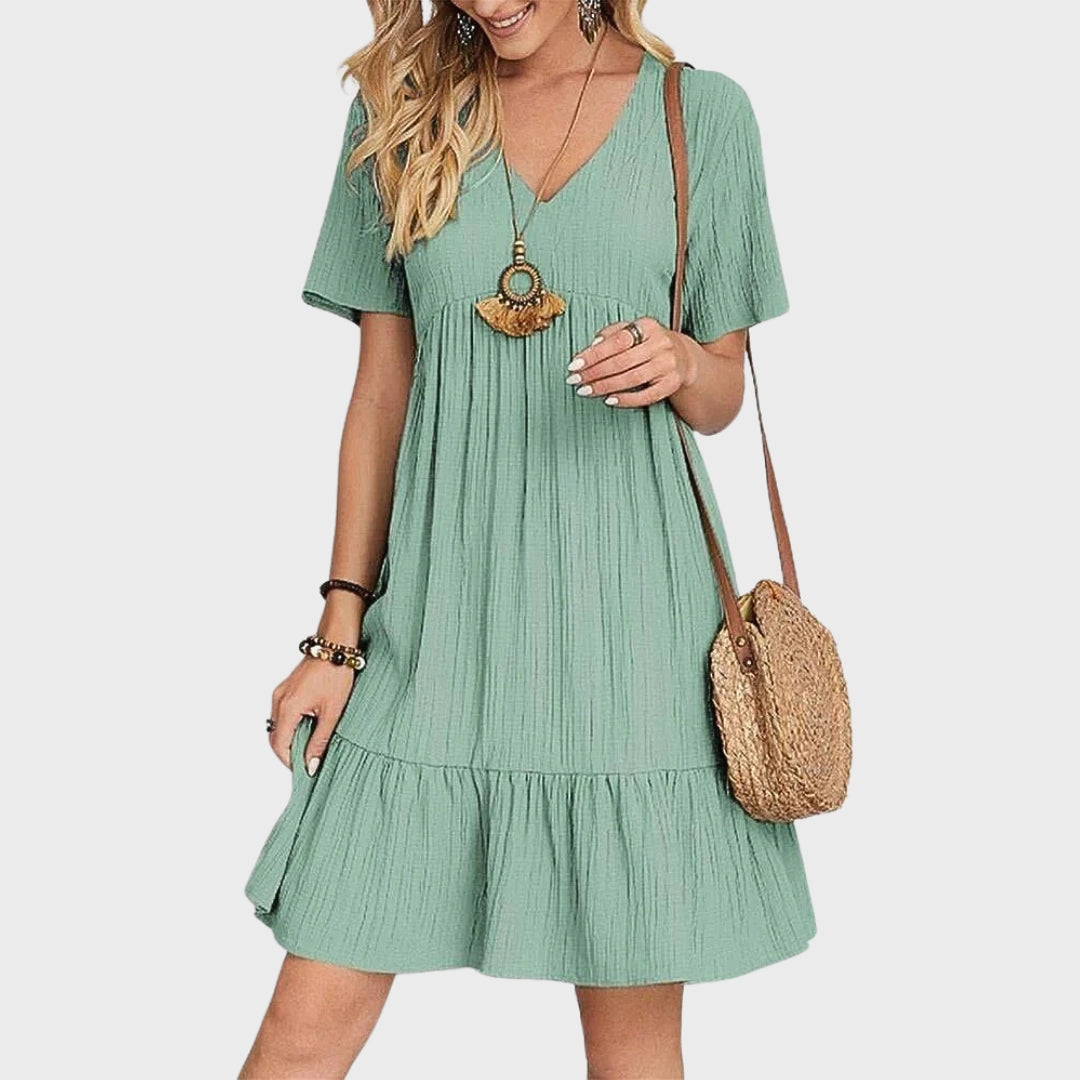 Grace | Tummy-Control Retro V-Neck Dress