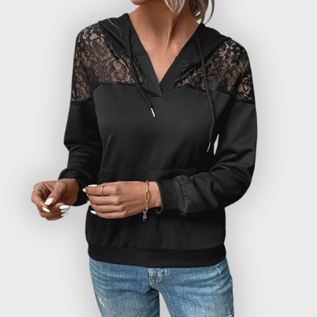 Maeve | Hoodie – Lace Detail