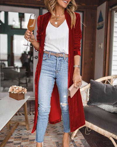 Long duster cardigan for women