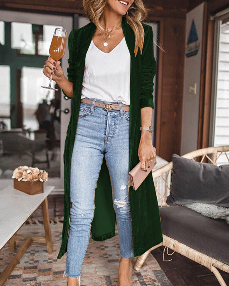 Long duster cardigan for women