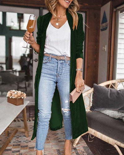 Long duster cardigan for women