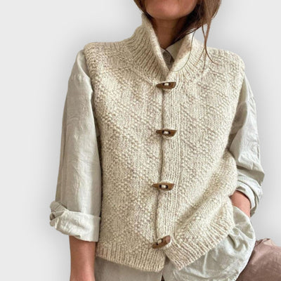 Jane | Sophisticated Sleeveless Knit Vest