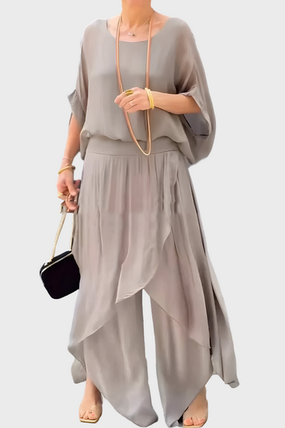 Worthington | Luxurious Extravagant Loose Slit Trousers