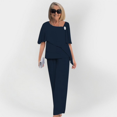 Alexandra | Sophisticated Double Set Blouse Trousers