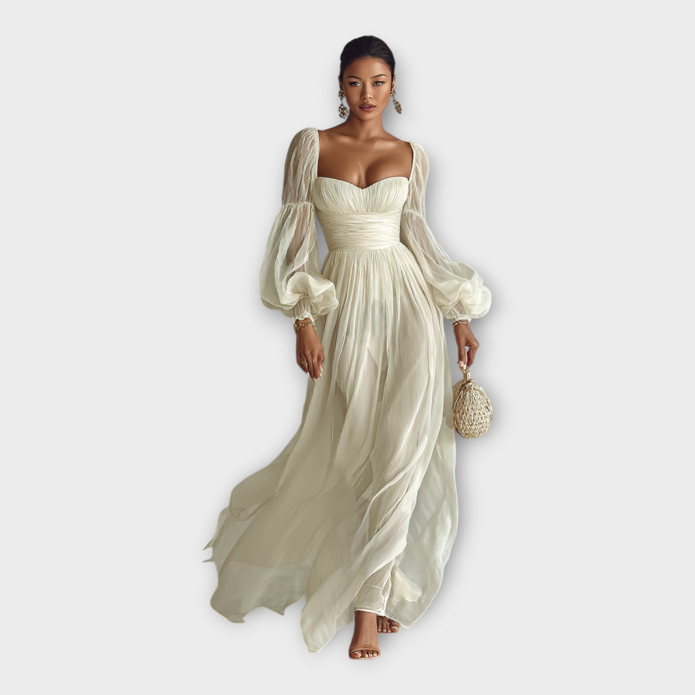 Alexandrina | Airy Maxi Dress Enchanting Silhouette