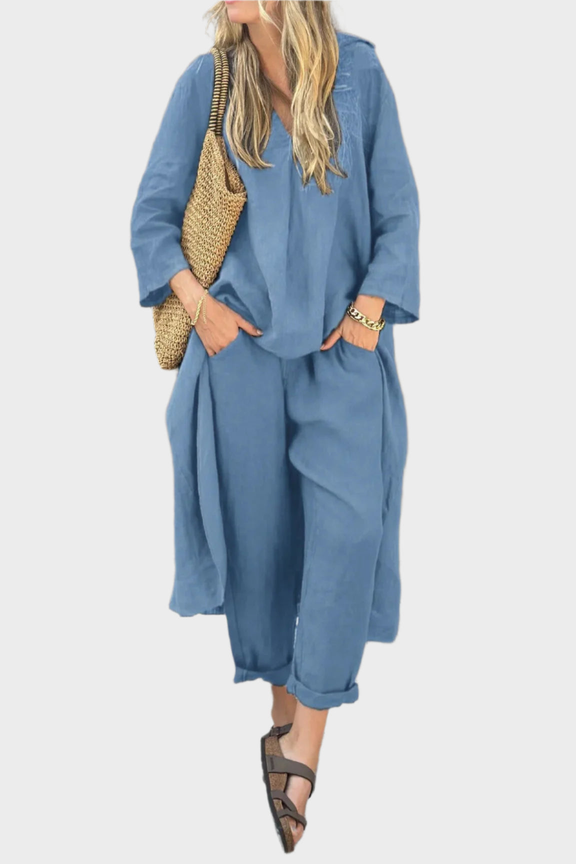 Jordan | Extravagant and Comfortable Linen Ensemble