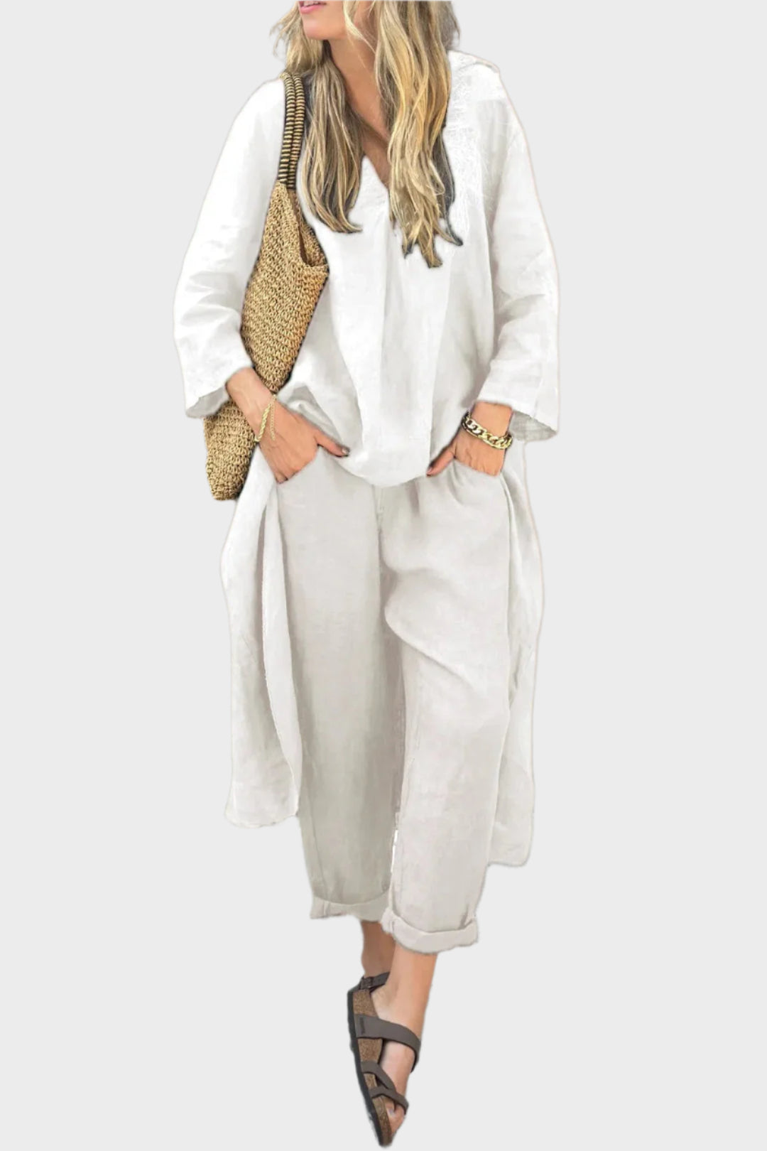 Jordan | Extravagant and Comfortable Linen Ensemble