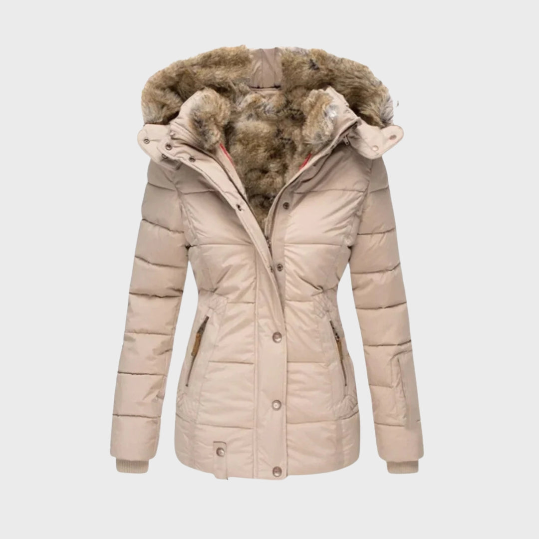 Eleanor | Fur-Lined Down Puffer Jacket