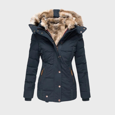 Eleanor | Fur-Lined Down Puffer Jacket