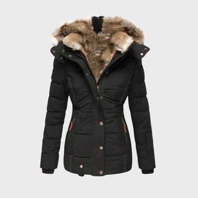 Eleanor | Fur-Lined Down Puffer Jacket