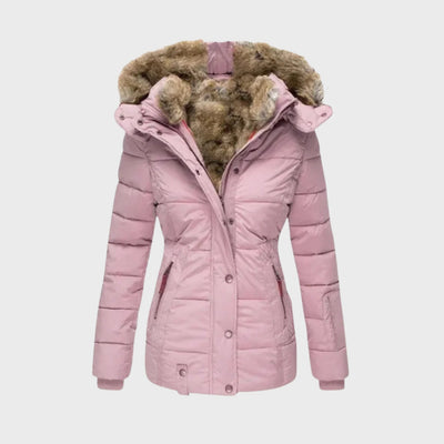 Eleanor | Fur-Lined Down Puffer Jacket