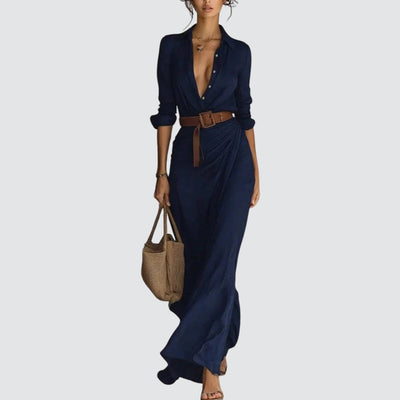 Emily | Wrap Dress with Waist Belt