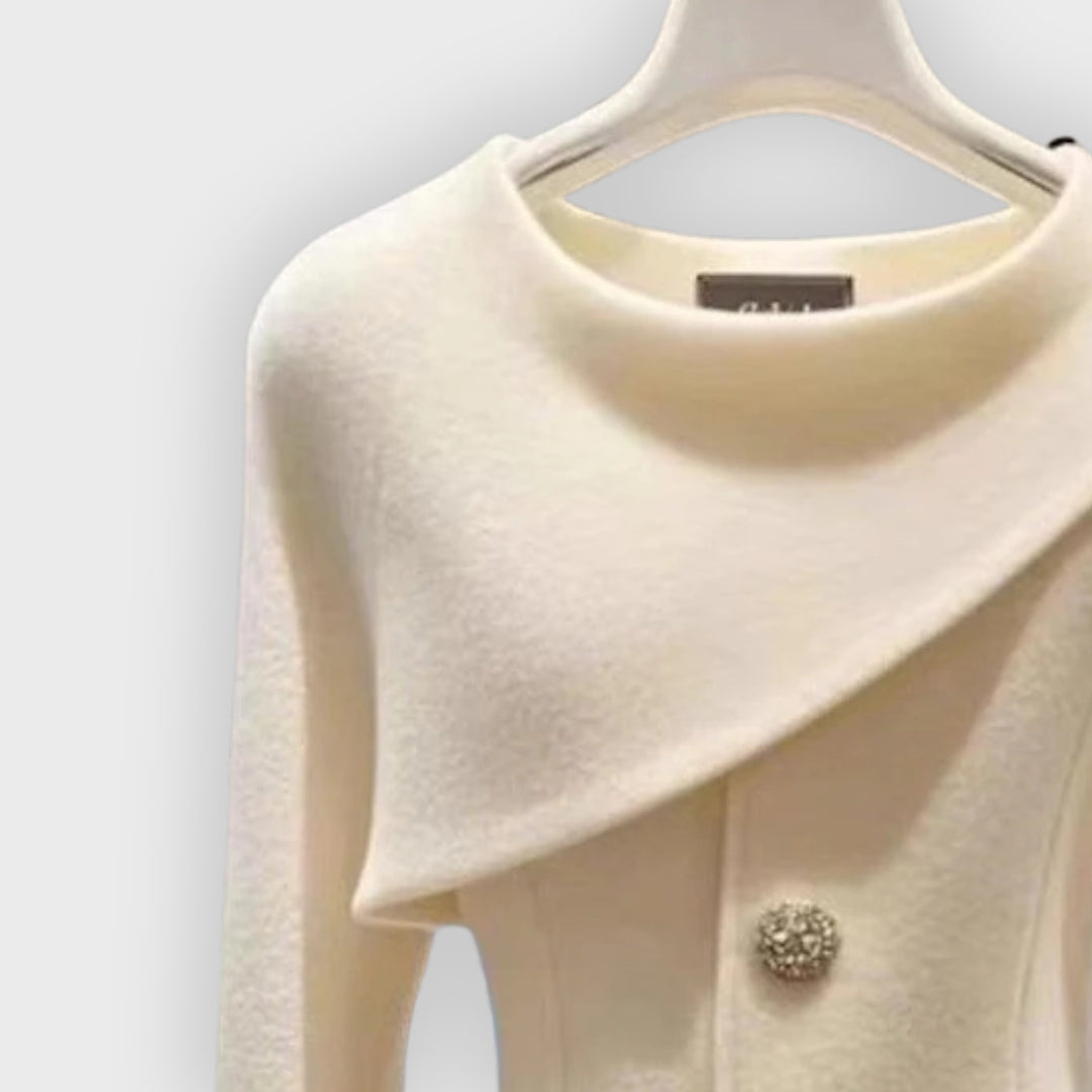 Lola | Asymmetric Buttoned Blazer