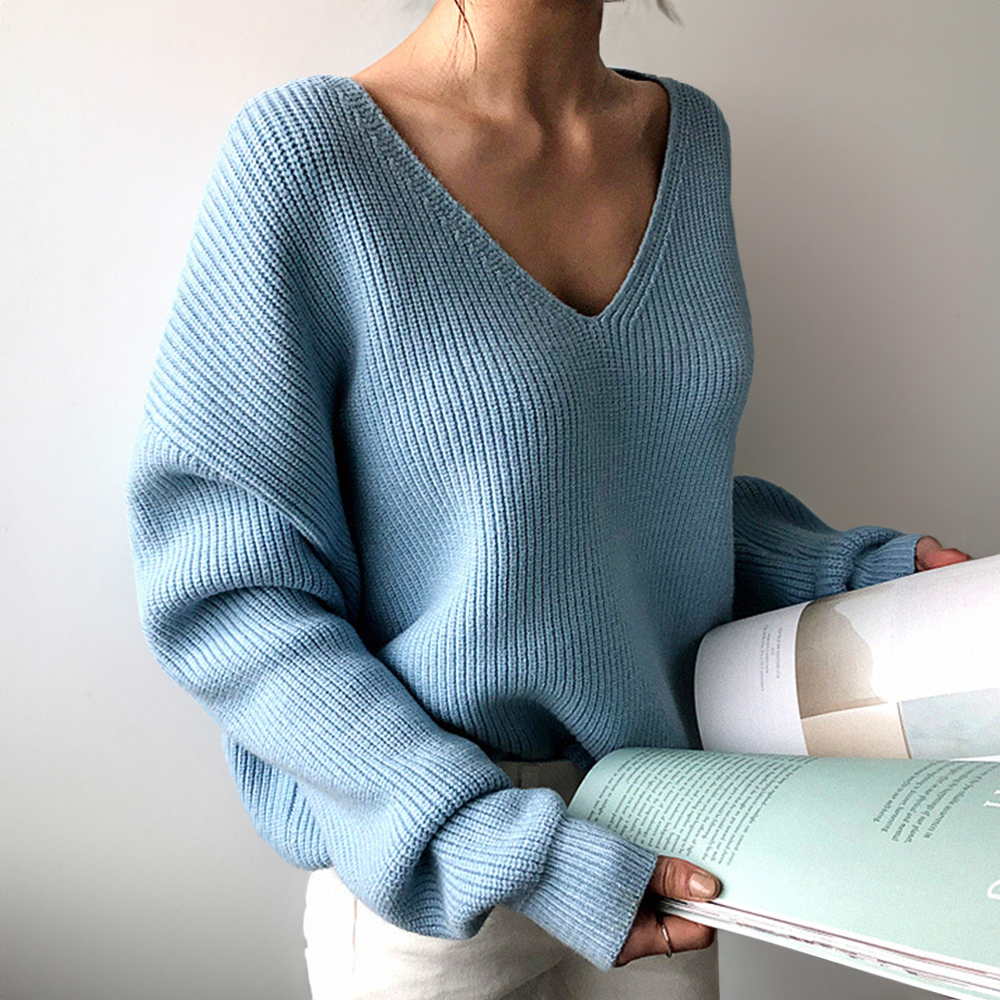 Orla | Comfortable Sweater with V-Neckline