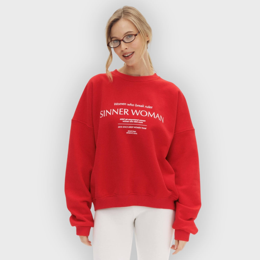 Raya | Sweatshirt – Ribbed Hem