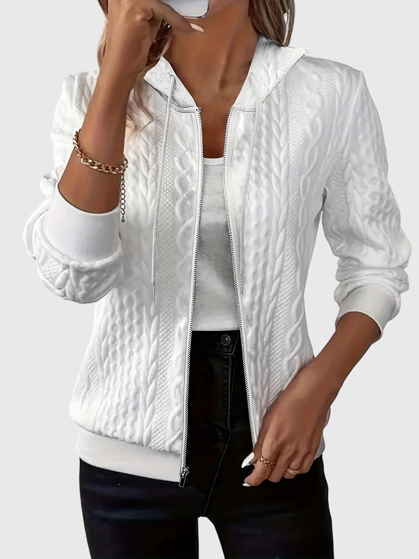 Amber™ | Hoodie with Zipper