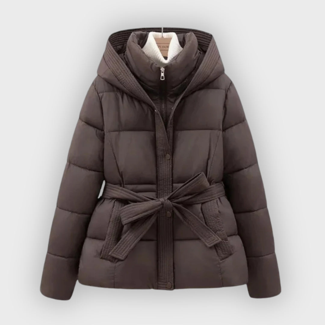 Victoria | New Winter Parka Belted Coat