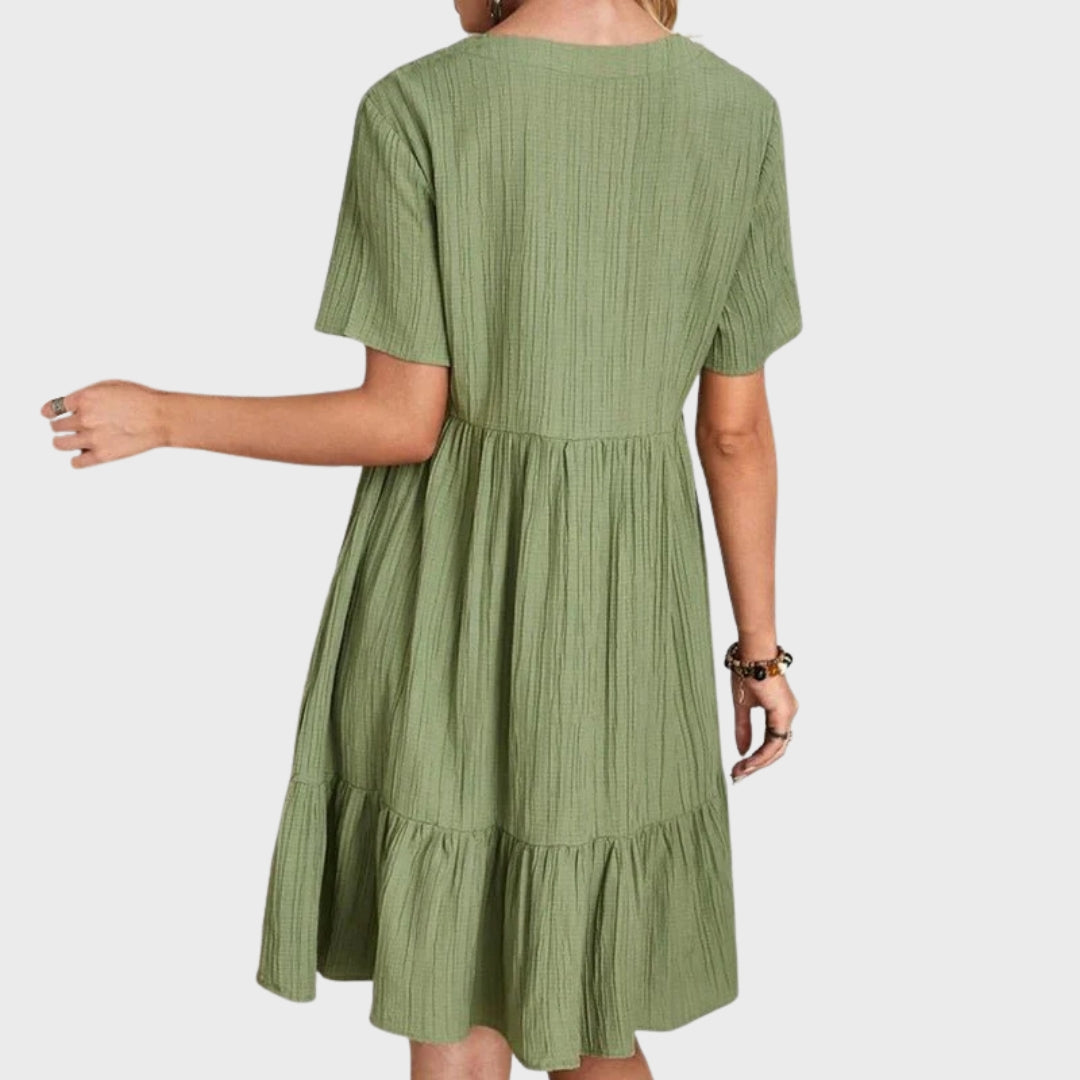 Grace | Tummy-Control Retro V-Neck Dress