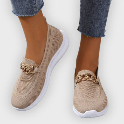 Ariella | Breathable Chunky Sneakers with Chain Design
