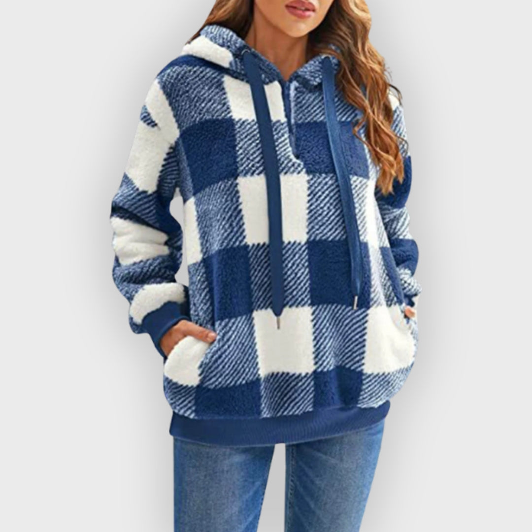 Esther | Checkered Hoodie